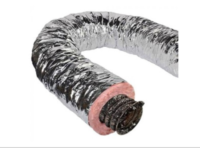 Majestic 4" Insulated Flex Duct for Outside Air, Two 42" Sections (ID4)